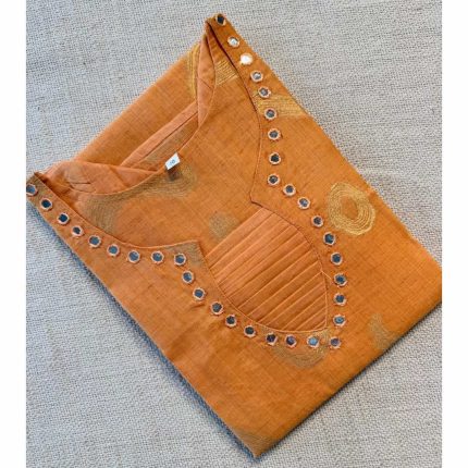Chanderi Casual Kurtis Medium Size