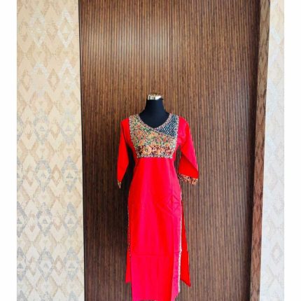 Pure Cotton Ajrakh Kurtis Medium Size