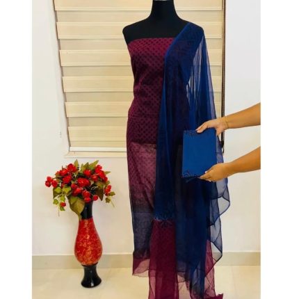 Net Kota Unstitched Salwar Sets